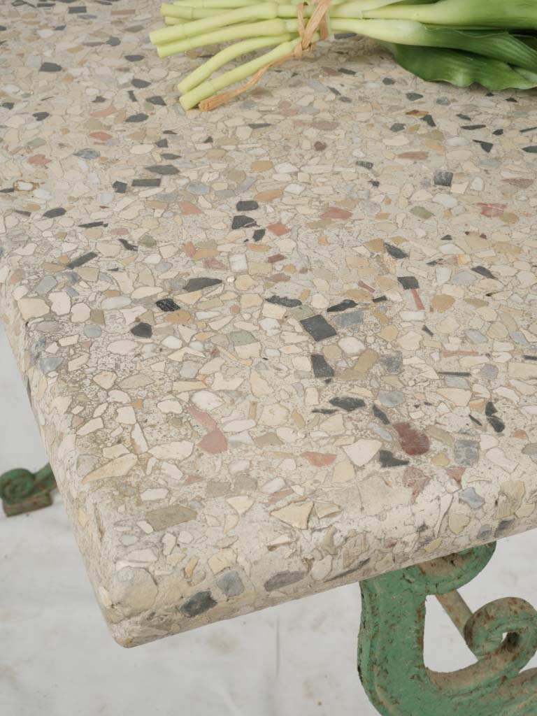 Classic Aged Granite Outdoor Table