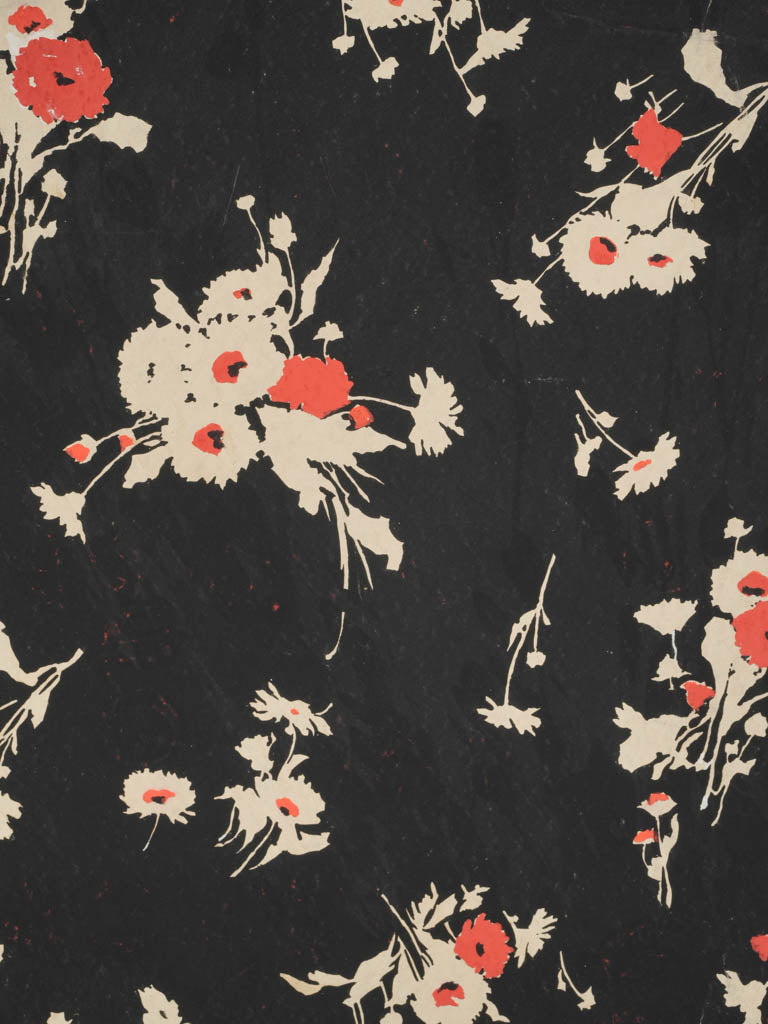 Timeless textile featuring delicate carnations