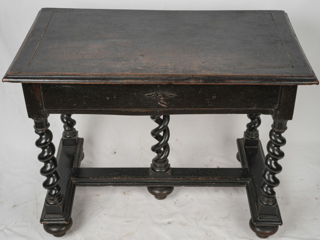 Twisted spiral legs solid condition writing desk