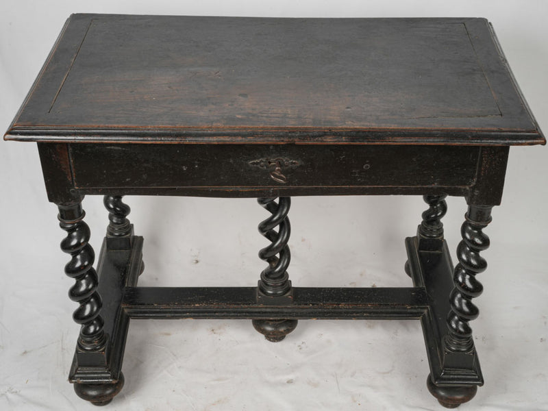 Twisted spiral legs solid condition writing desk