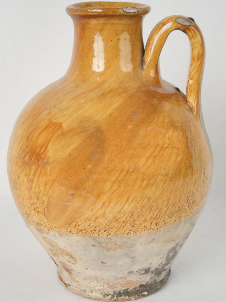 Aged, elegant Provençal wine jug