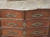 Original Antique 18th Century Marble Chest