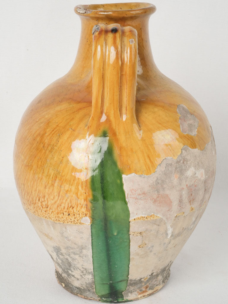 Vintage, delightful French glaze vessel