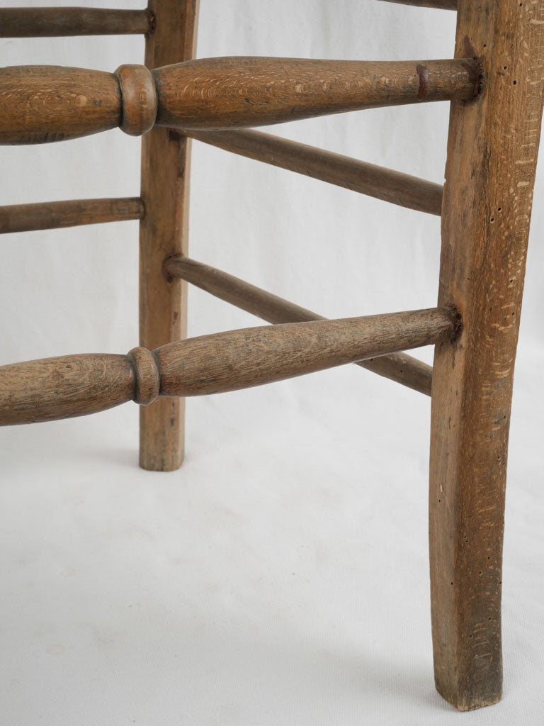 Antique ladderback chair / stool