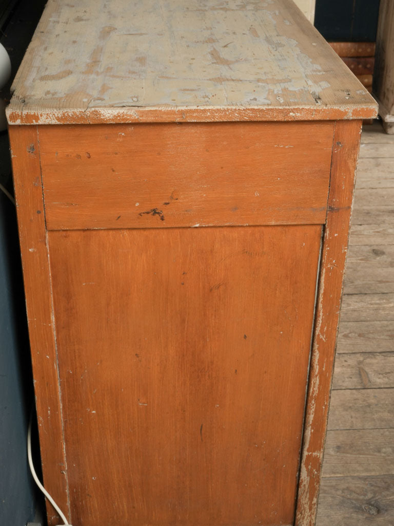 Early 20th-Century Fir Wood Hardware Cabinet w/ 50  Drawers - 100½"