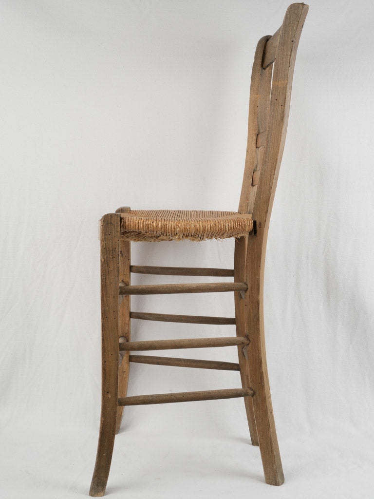 Antique ladderback chair / stool