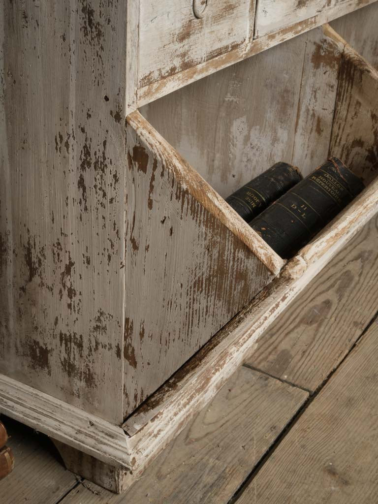 Early 20th-Century Boulanger's Cabinet w/ Patinated Finish - 76"