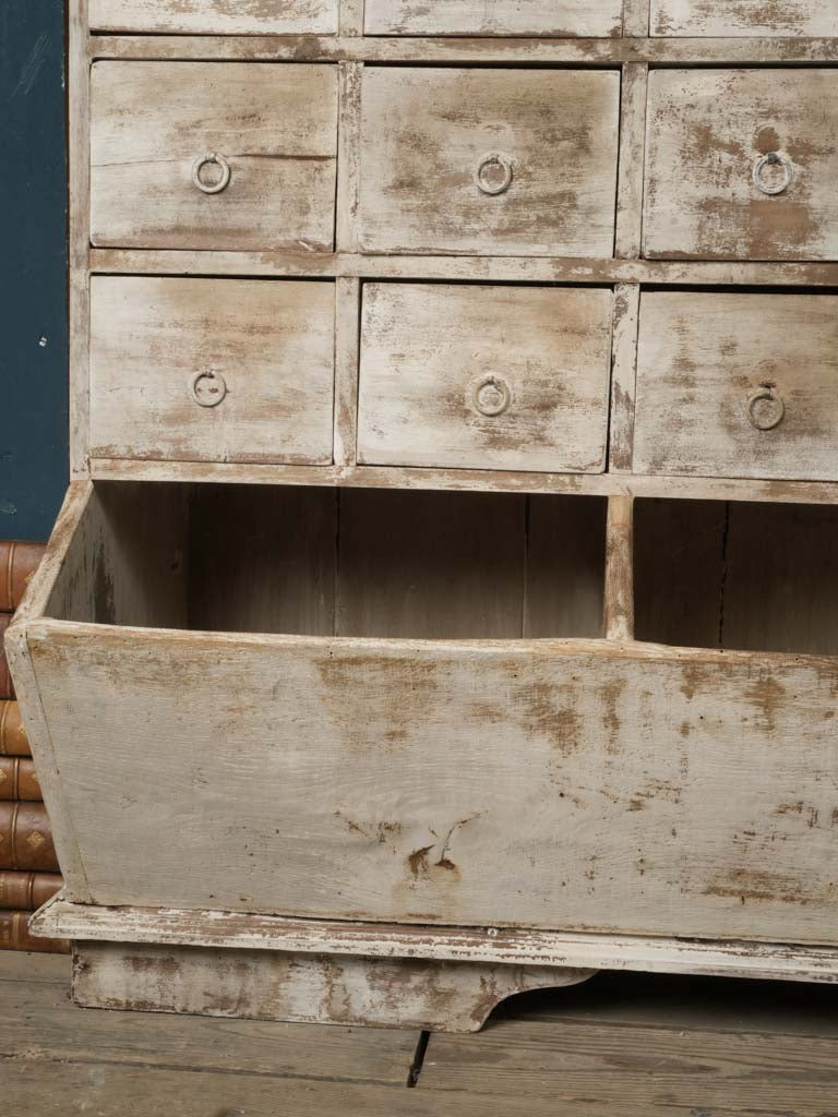 Early 20th-Century Boulanger's Cabinet w/ Patinated Finish - 76"