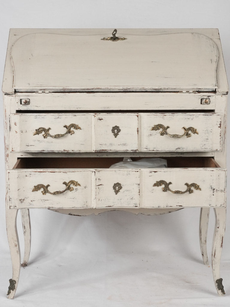 Louis XV secrétaire w/ beige patina 32¼"