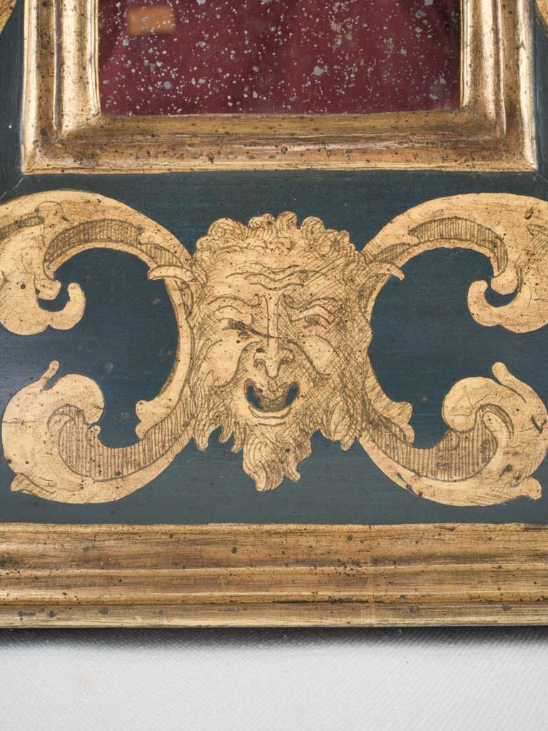 Traditional Italian gilded home mirror