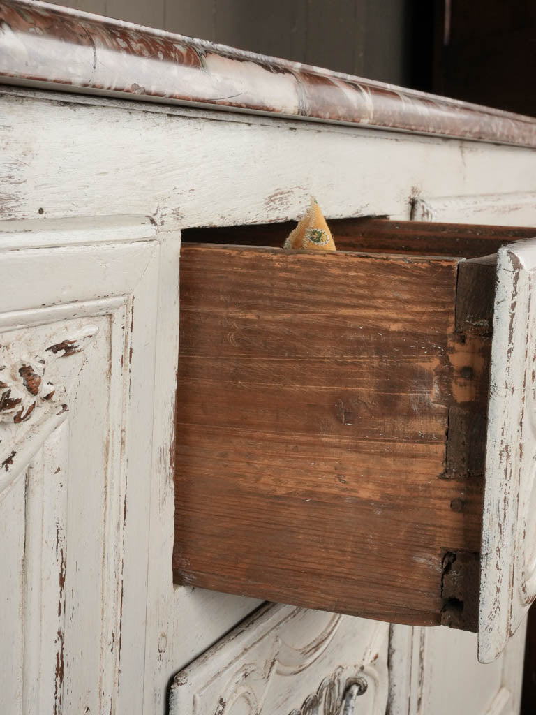 Louis XV marble buffet 66½"