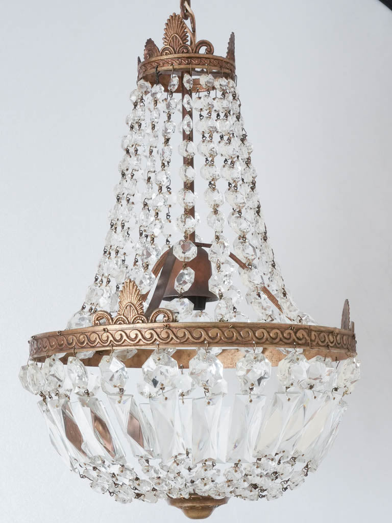 Small Montgolfier chandelier 21¼" x 9¾"