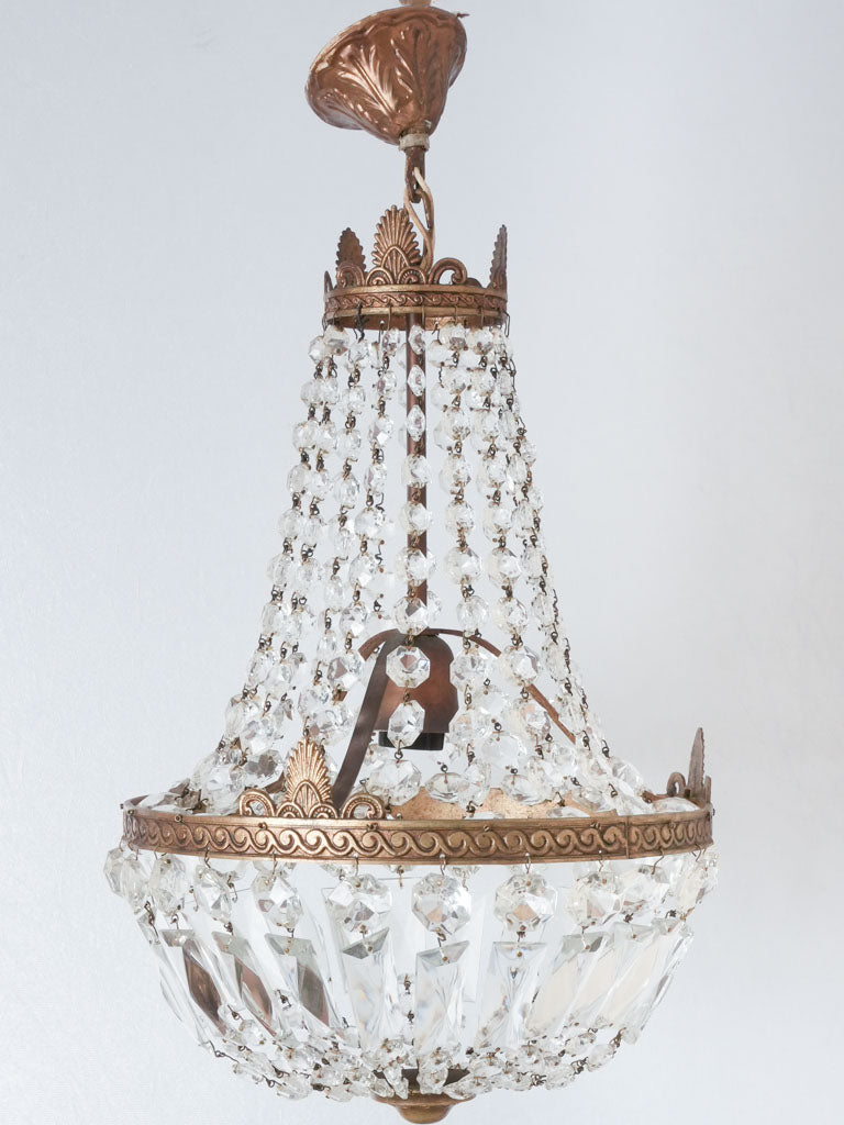 Small Montgolfier chandelier 21¼" x 9¾"