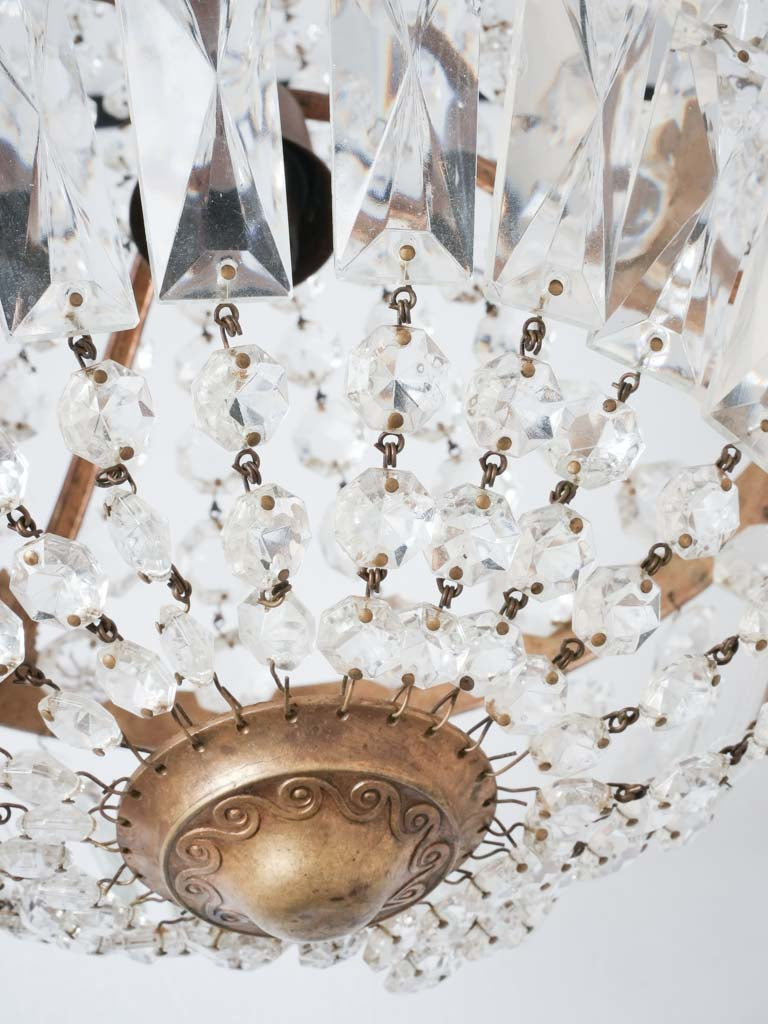 Small Montgolfier chandelier 21¼" x 9¾"