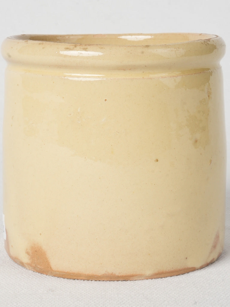 Durable Yellow Ceramic Jam Jar