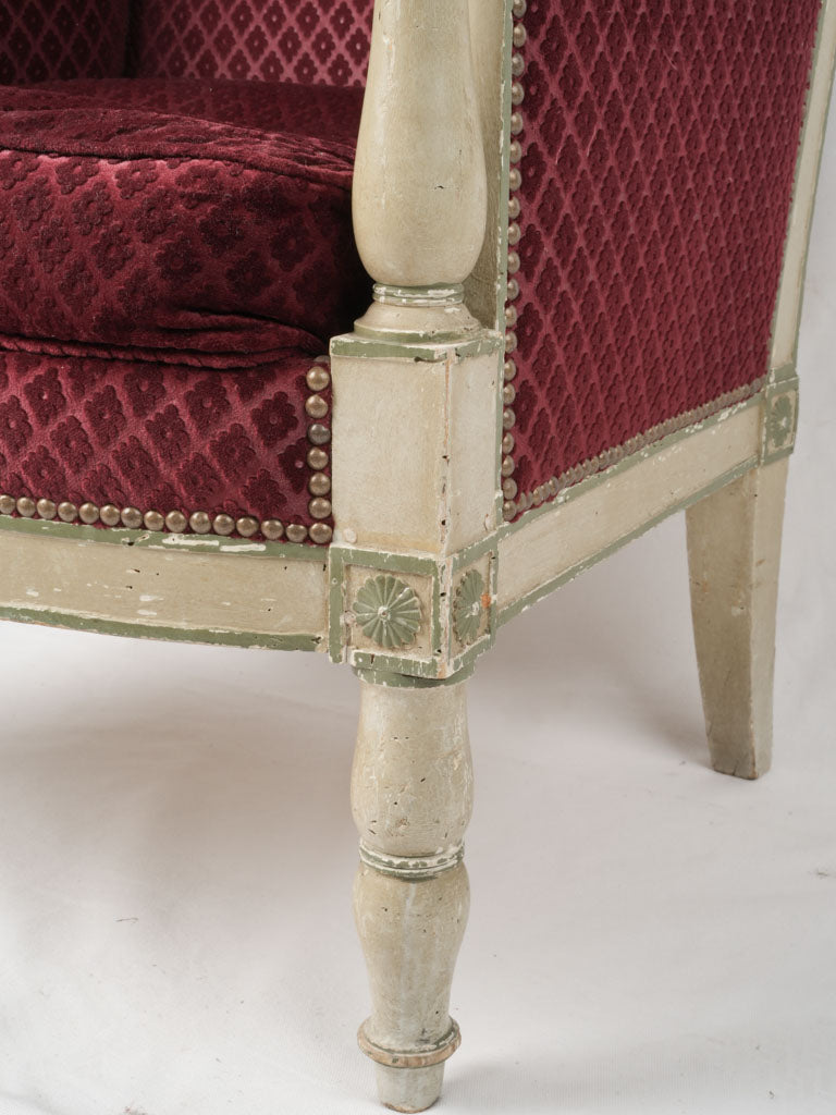 Classic French Charm Bergère Armchair