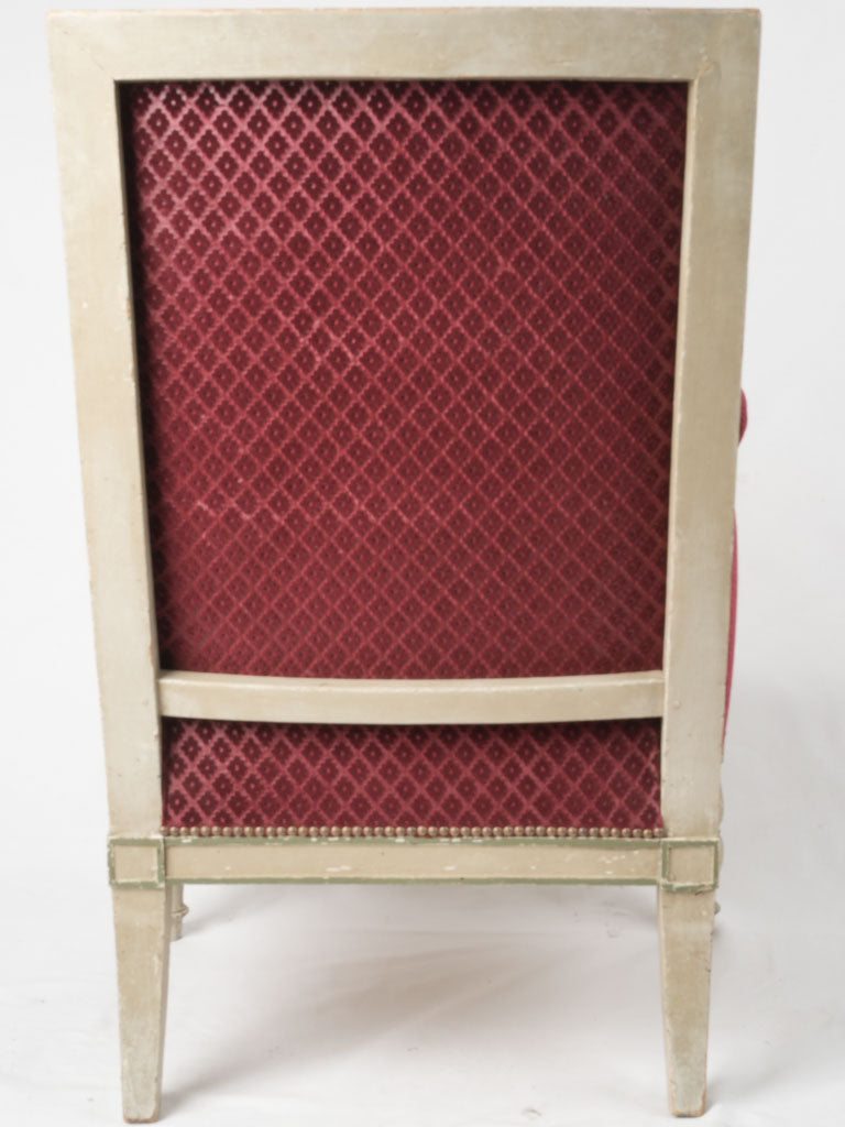 Refined Directoire Wooden Armchair