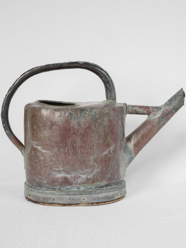 Utilitarian Red Patina Watering Can