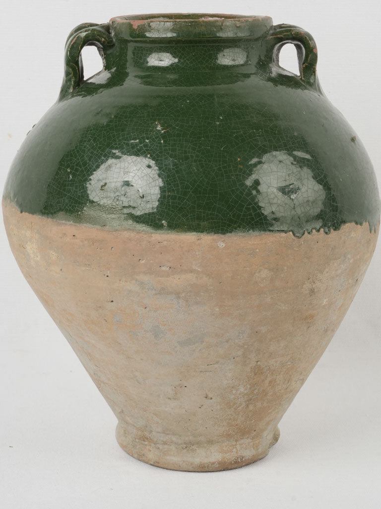 19th-century olive and oil jar 