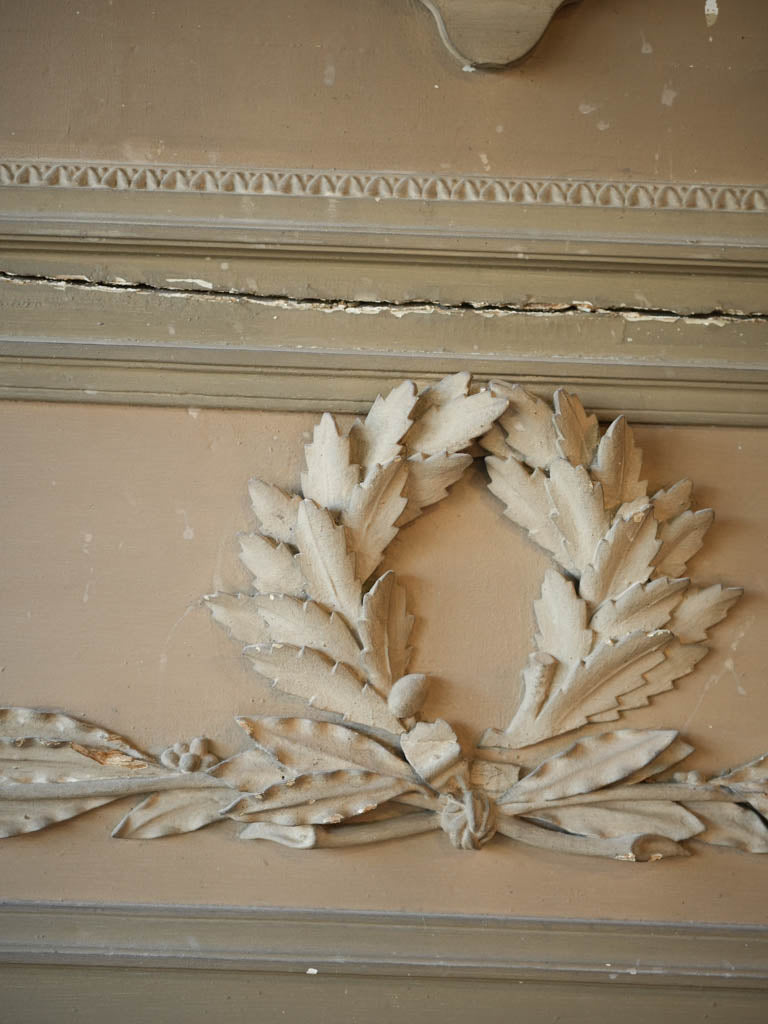 Grand-scale timeless French boiserie mirror