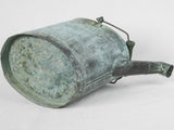 Vintage Languedocian Verdigris Copper Watering Can