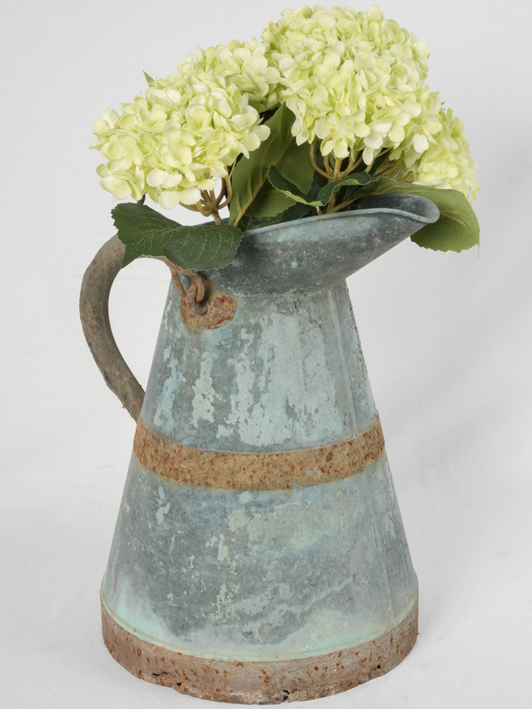 Rustic Patina Iron Milk Jug