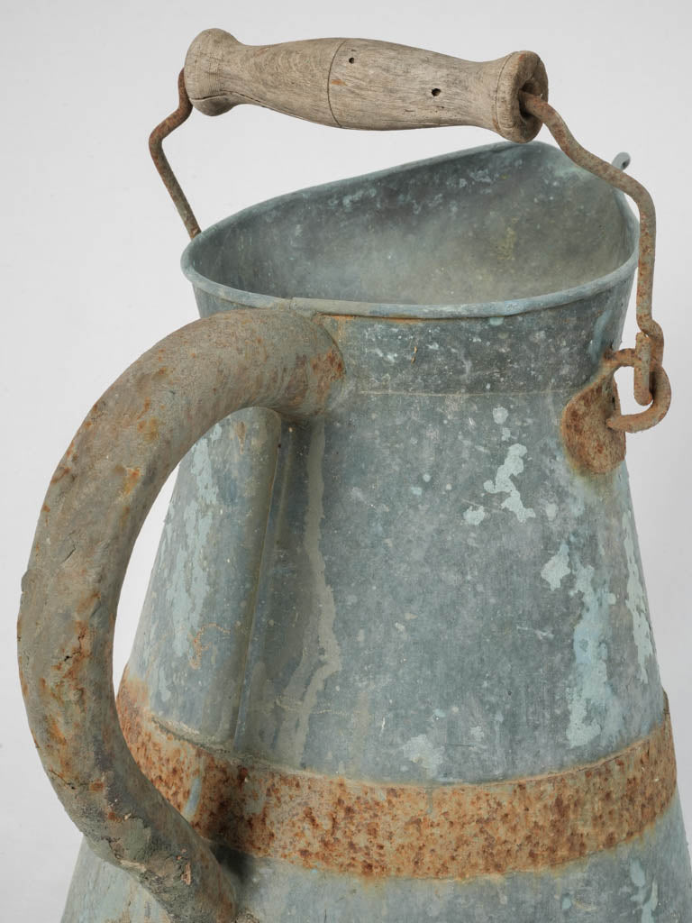 Authentic Rustic Iron Handle Jug