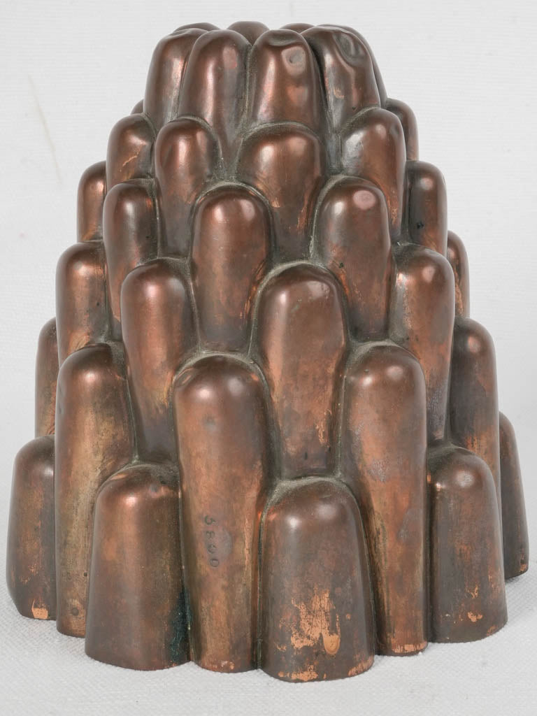 Craftsmanship-rich Victorian copper mold