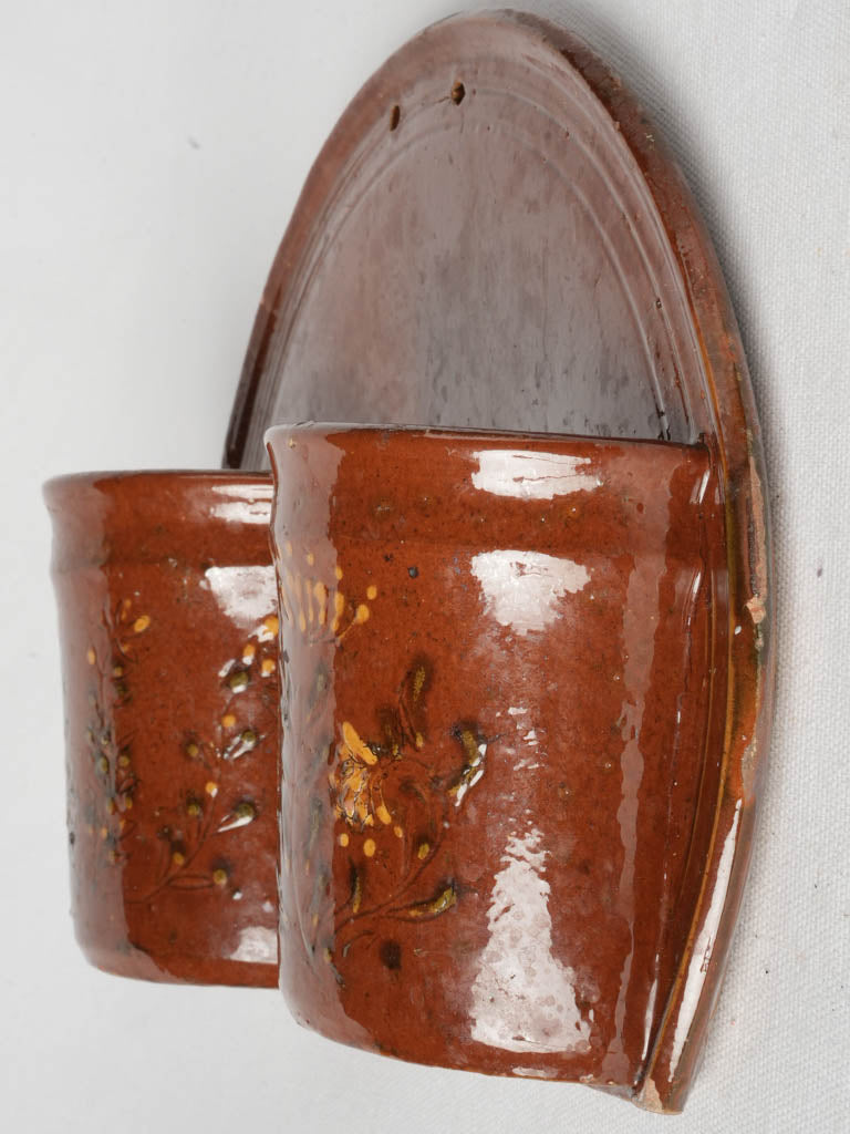 19th-century twin cutlery container