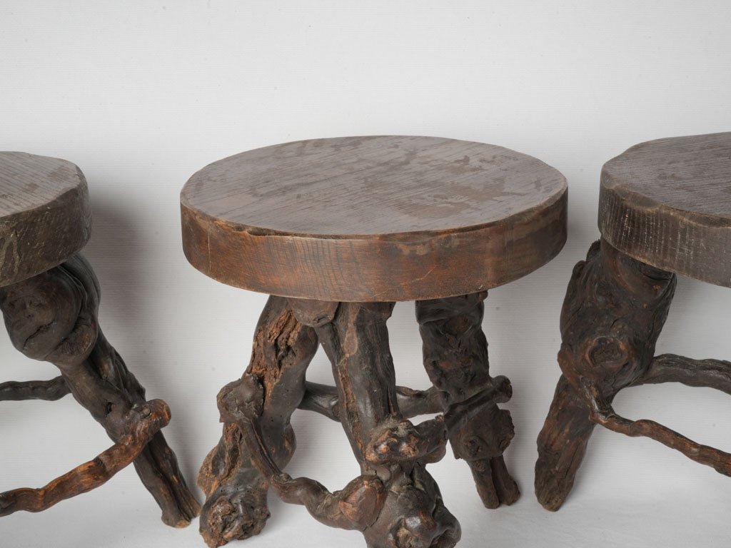 Unique folk art stools