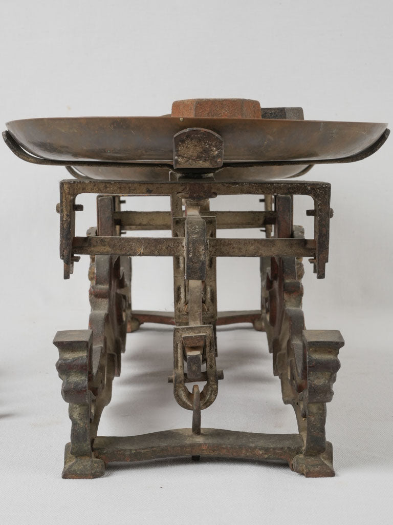 Intricate Napoleon III painted weigh machine