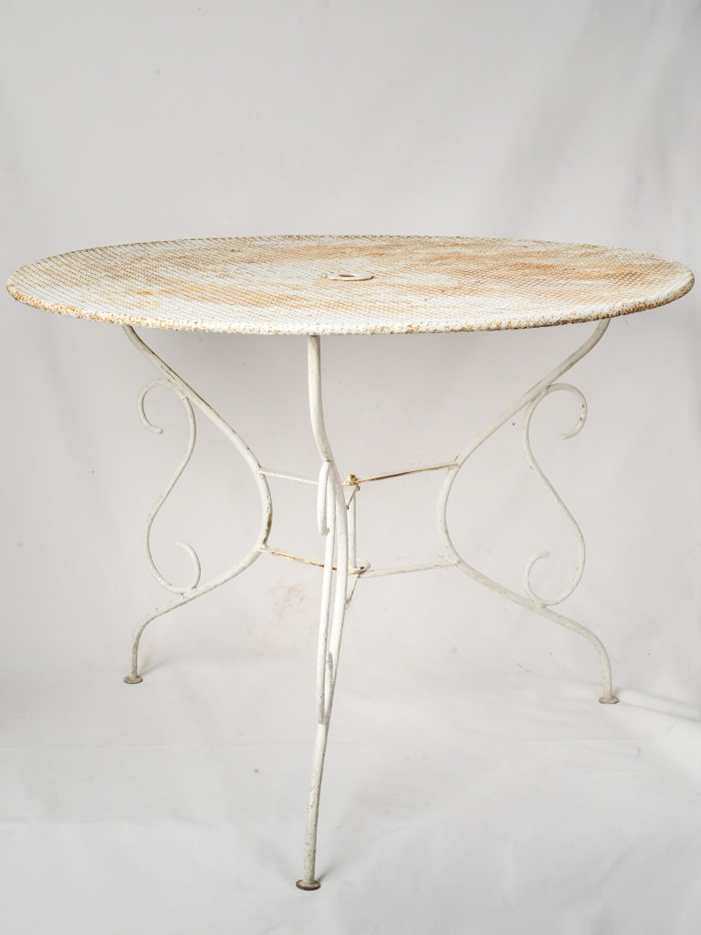 Mid-20th-Century French Matégot Folding Garden Table