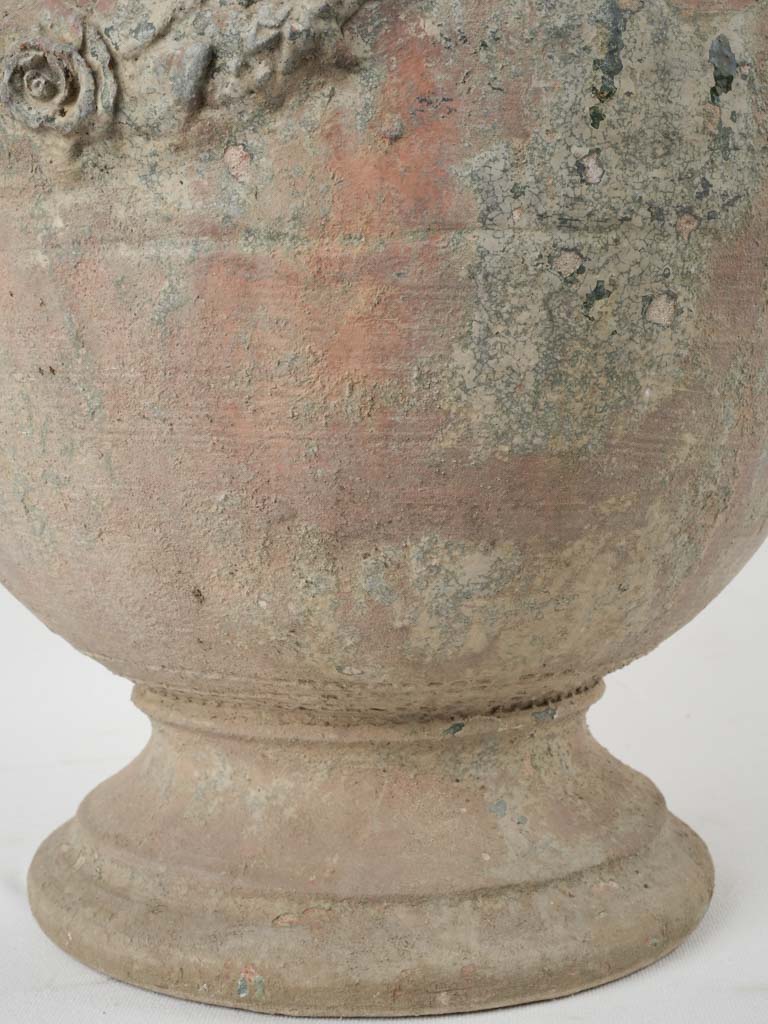 Charming Anduze urn, aged, elegant