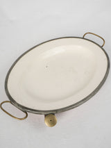 Elegant Victorian ceramic serving dish