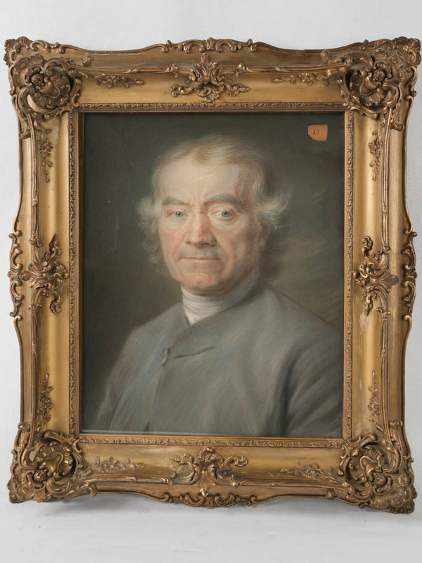 Timeless, Elegant 19th-Century Pastel Portrait