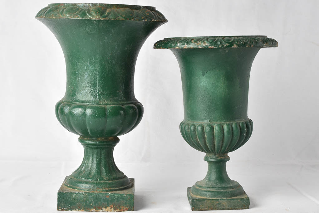 Green Cast Iron Indoor Decor Vases