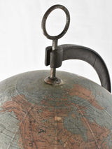 Vintage globe with stiff rotation