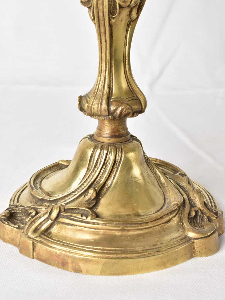 Stunning intricate bronze candelabras