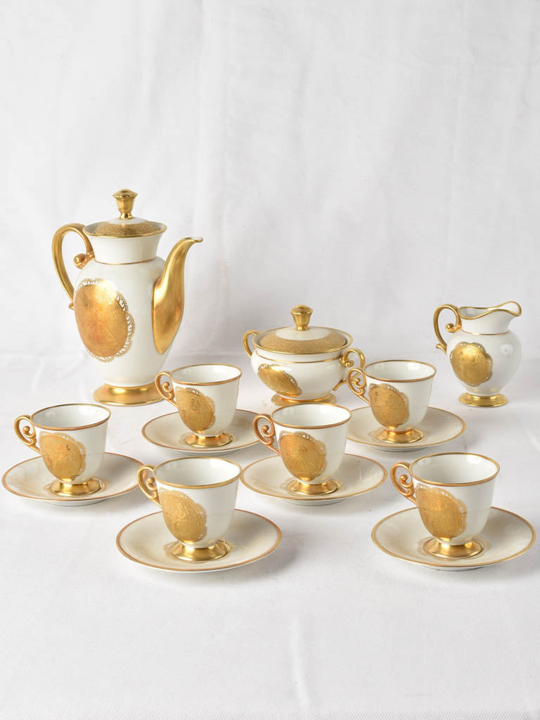 Dainty vintage porcelain coffee service