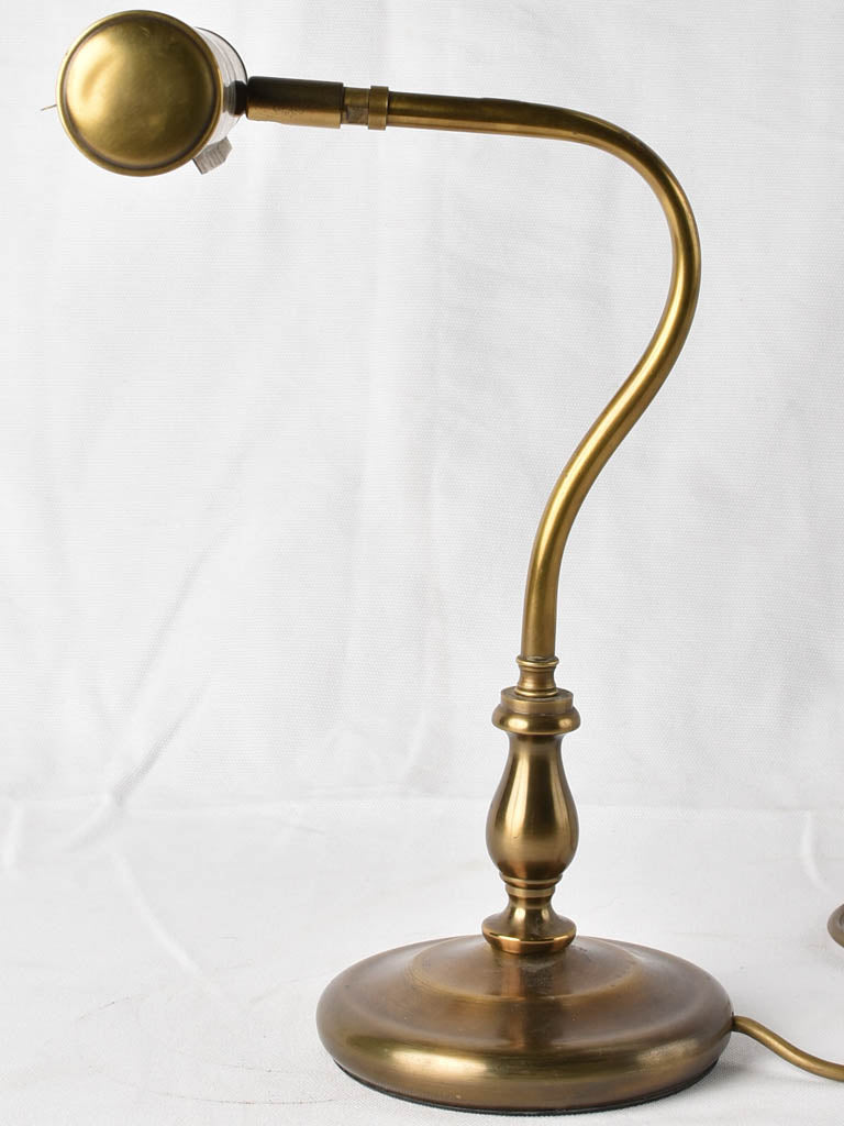 Vintage brass desk reading lamp – Chez Pluie