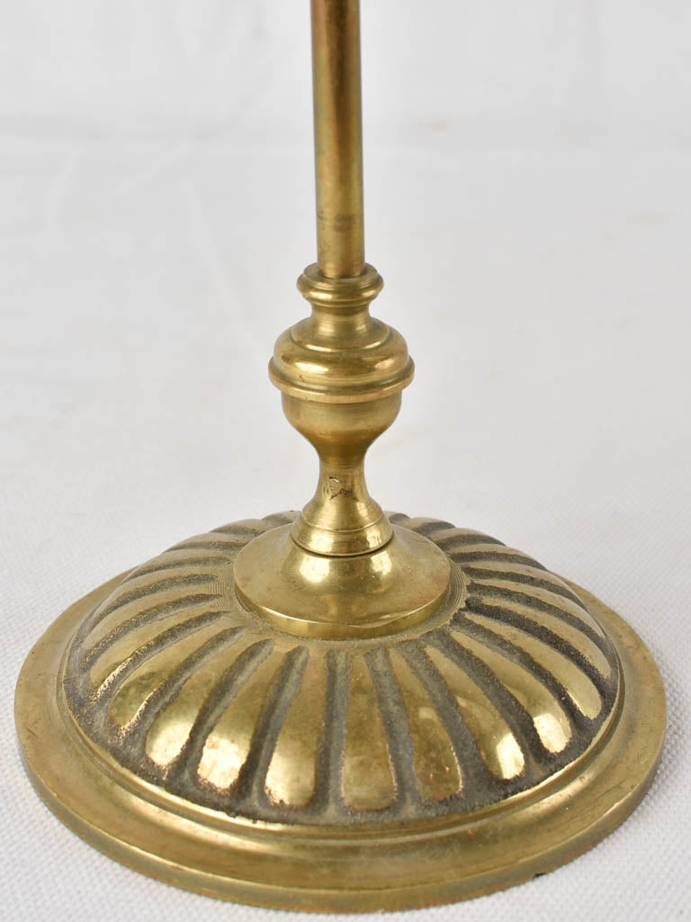 Adjustable French candlestick - 19th century 13½"