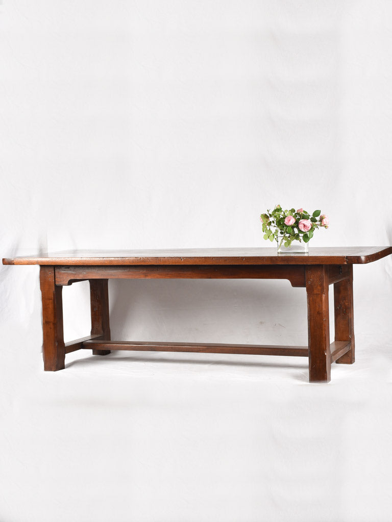 18th century French dining / farm table - walnut 95¾" x 35¾"