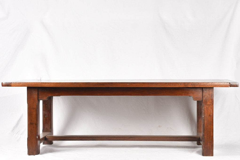 18th century French dining / farm table - walnut 95¾" x 35¾"