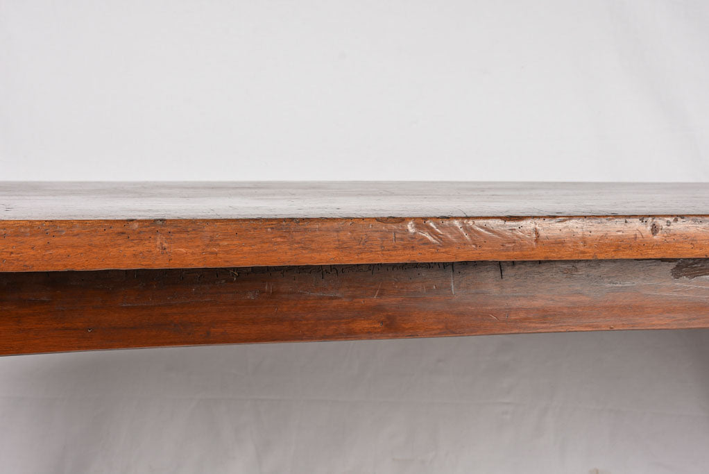 18th century French dining / farm table - walnut 95¾" x 35¾"