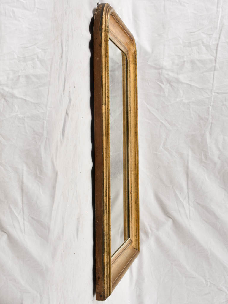 Louis Philippe mirror w/ gilded frame 34¾" x 23¾"