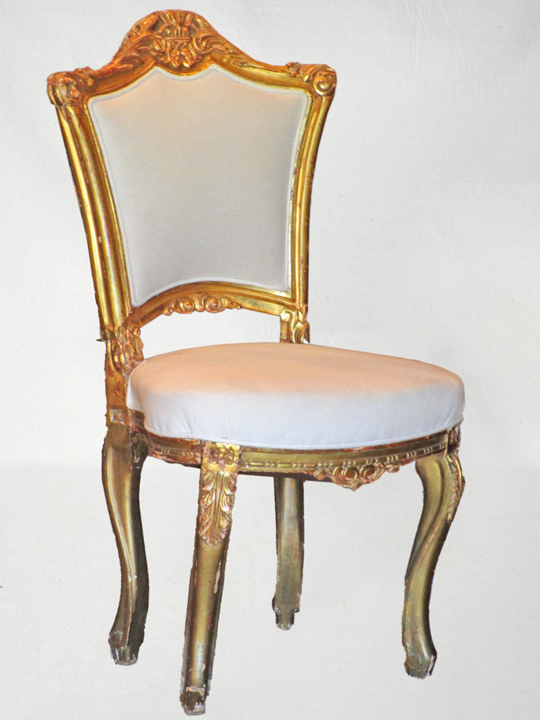 Pair of Louis XV style upholstered chairs