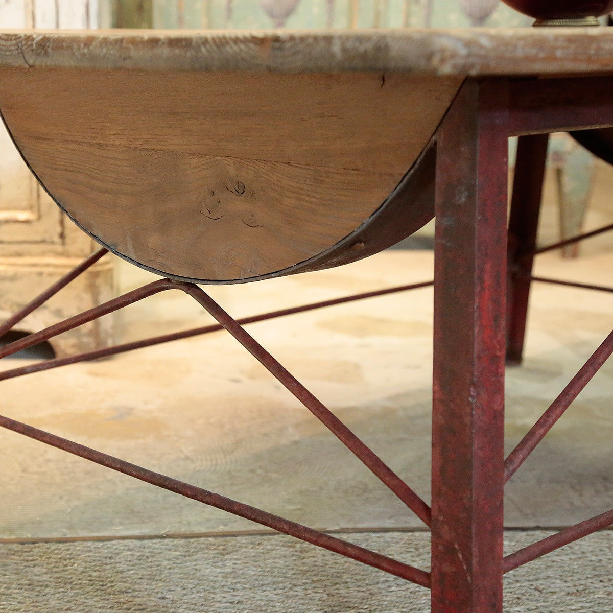 Wine barrel coffee table