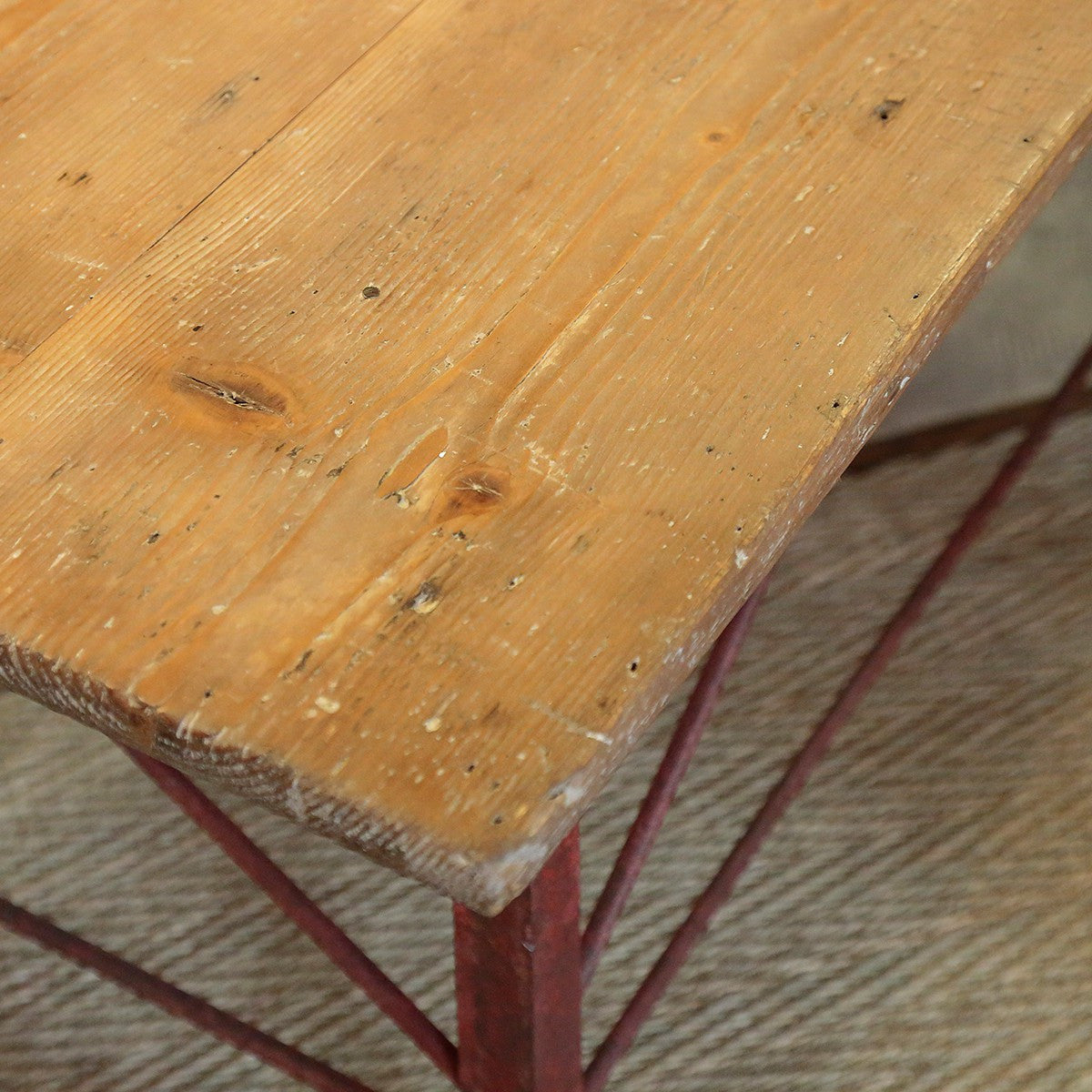 Wine barrel coffee table