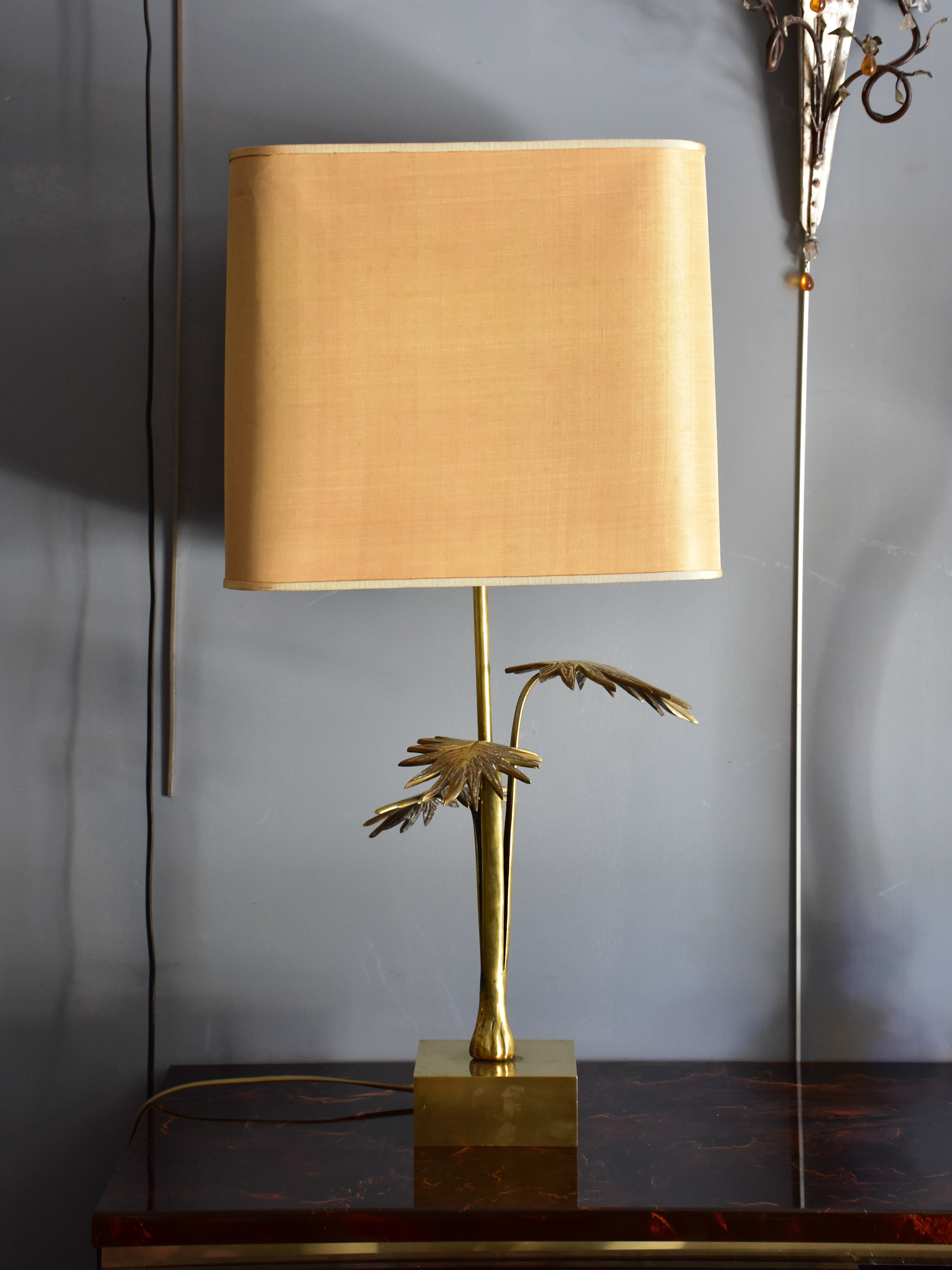 Large pair of vintage Maison Charles table lamps