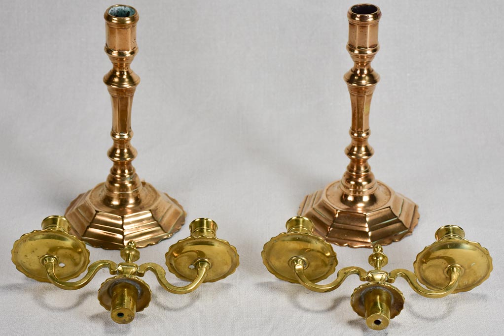 Classic Unscrewable Louis XIV Candelabras